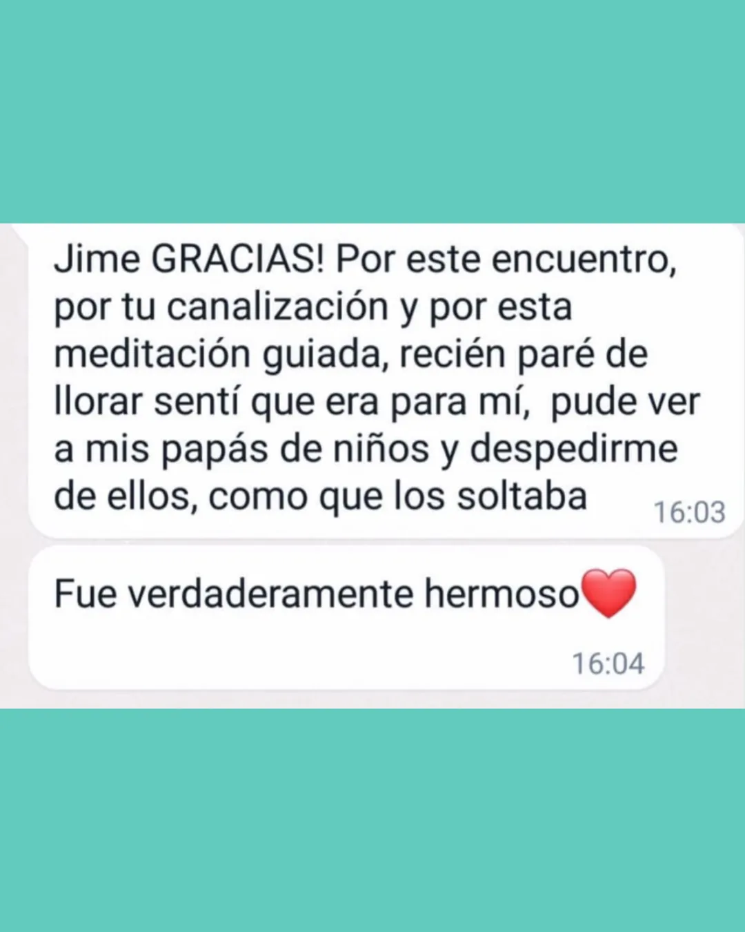 Testimonio Sesión Personalizada